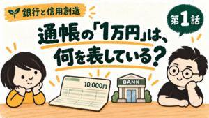 通帳の「1万円」は、何を表している？ 銀行と信用創造 第1話