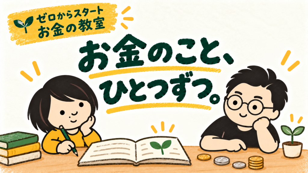 お金のこと、ひとつずつ。ゼロからスタート お金の教室